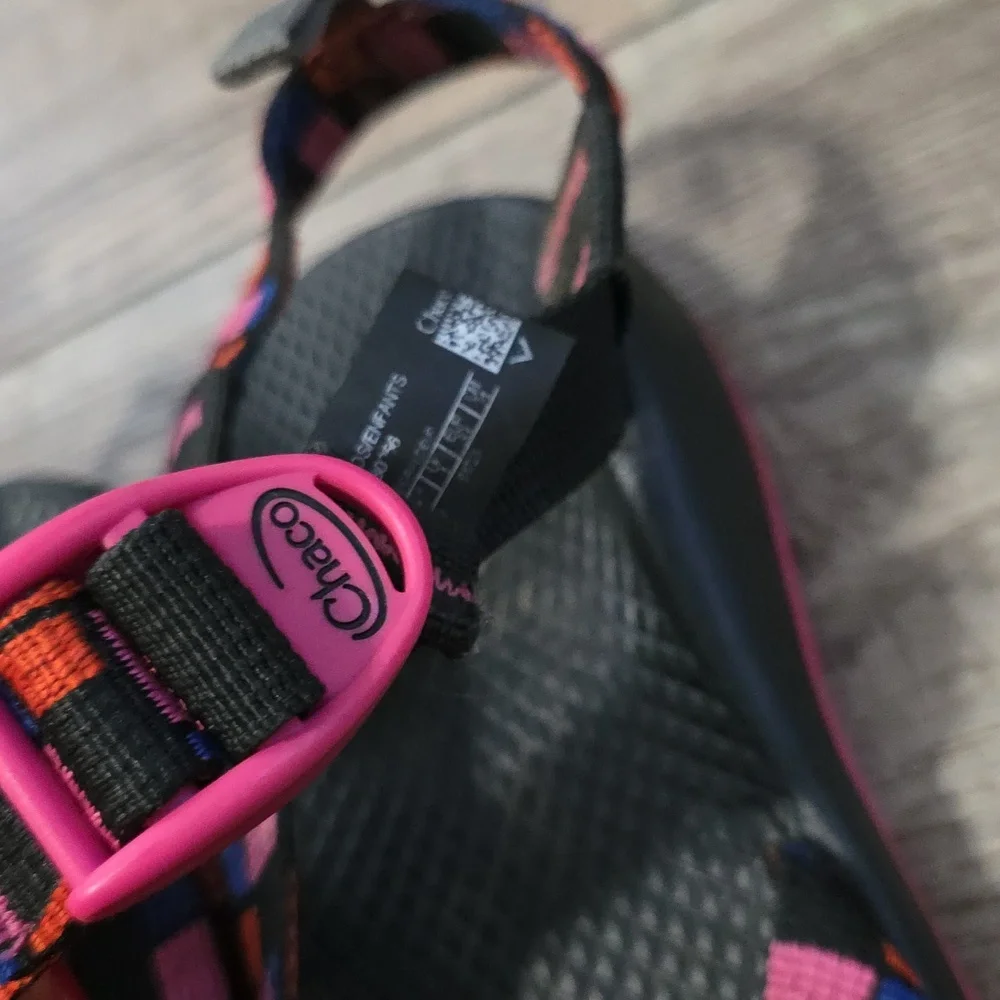 Chaco Z1 Ecotread kids' sandals in the Cubit Magent